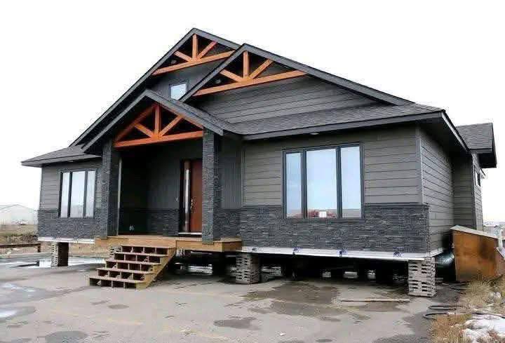 Granite tiny home exterior